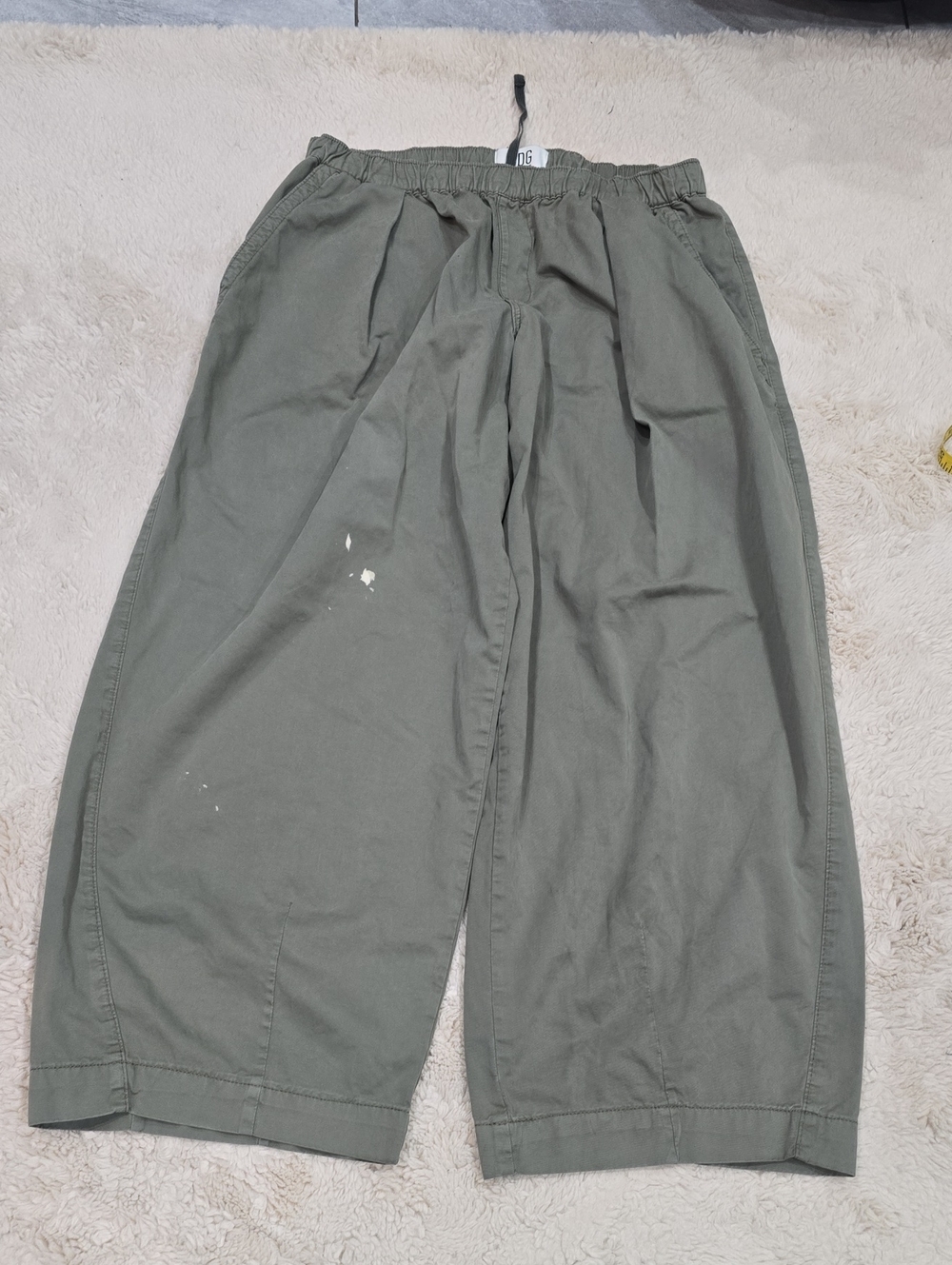BDG Olive Green Wide-Leg Chinos